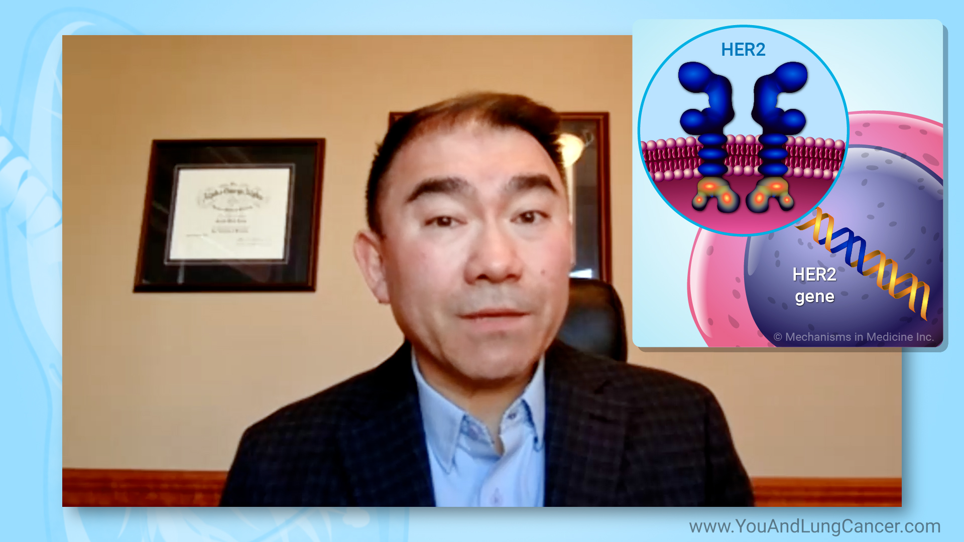 What is a HER2 mutation in lung cancer?