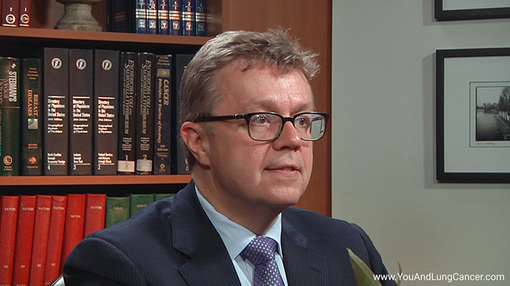 What is stage I, II, III or IV lung cancer?