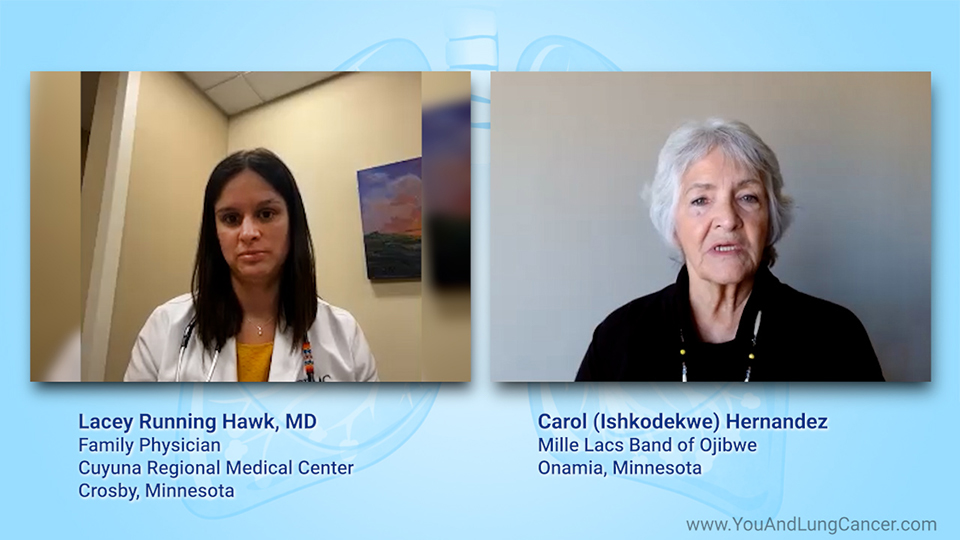 What do people in your Native American community think about lung cancer clinical trials?